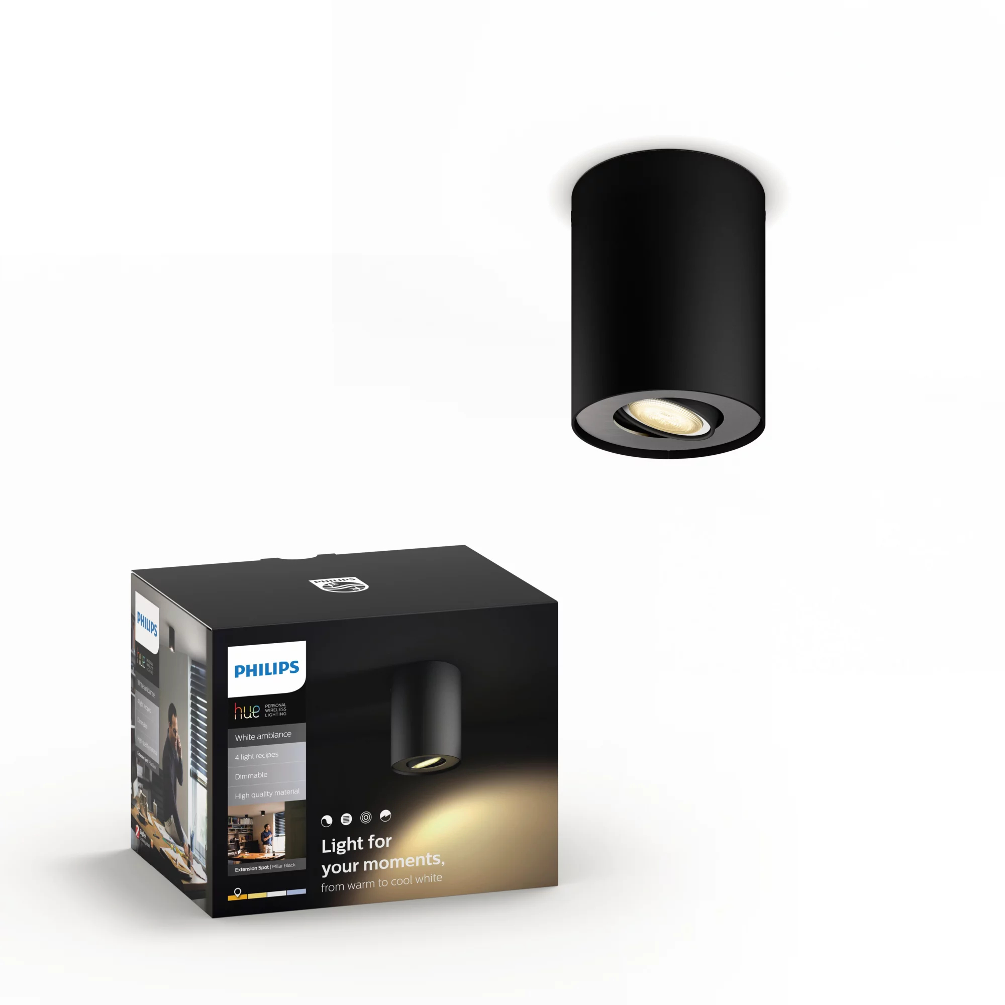 Philips by Signify Philips Hue White ambience Pillar single spotlight ext.