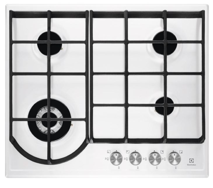 Electrolux EGH6343BOW hob White Built-in Gas 4 zone(s)