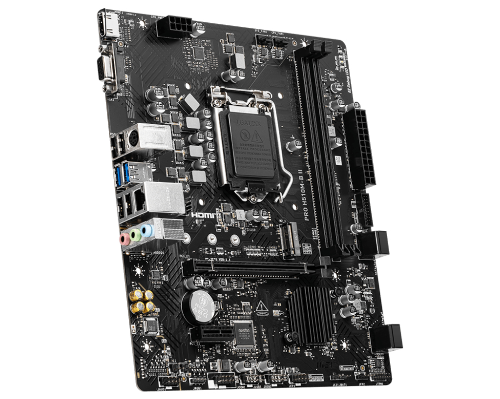 Tarjeta Madre MSI PRO H510M-B II - Socket 1200 - 2x DDR4 - 2133/2933MHz - USB - HDMI - VGA - Micro ATX - PRO H510M-B II Tarjeta Madre MSI PRO H510M-B II - Socket 1200 - 2x DDR4 - 2133/2933MHz - USB - HDMI - VGA - Micro ATX - PRO H510M-B II