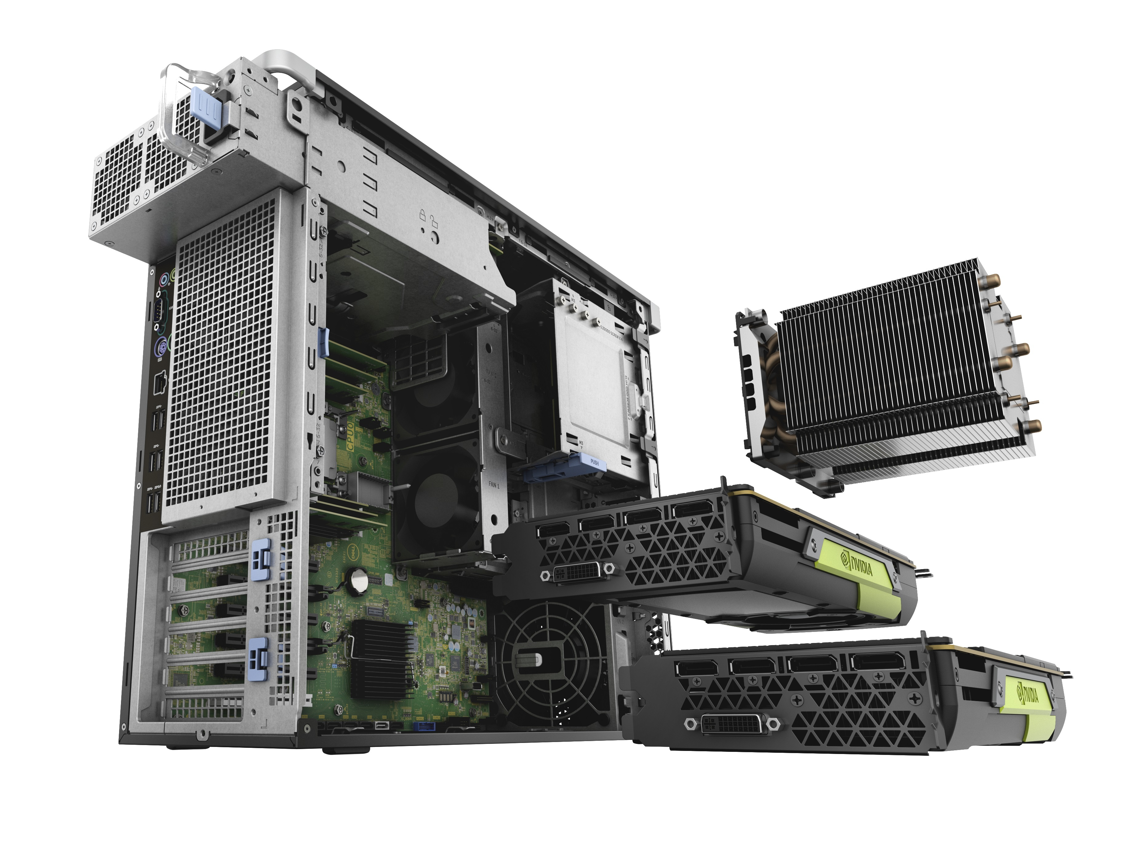 DELL Precision 7820 Intel® Xeon® 4112 16 GB DDR4-SDRAM 1 TB HDD NVIDIA® Quadro® P1000 Windows 10 Pro Tower Workstation Black image 7