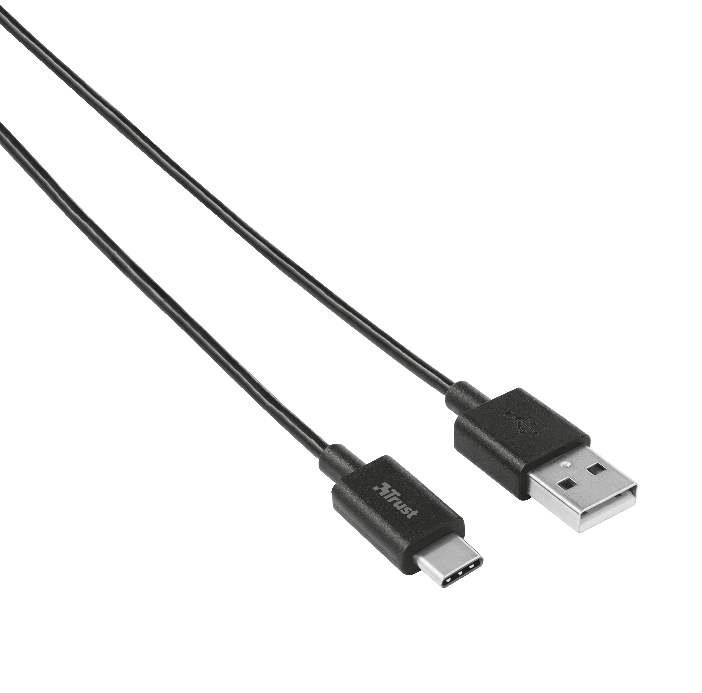 Trust 20445 cavo USB USB 2.0 1 m USB B USB C Nero