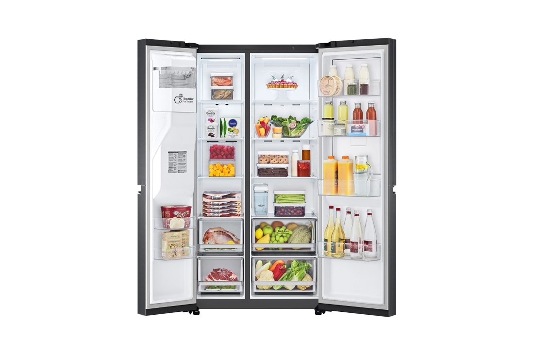 LG GSJV71MCTE side-by-side refrigerator Freestanding – image 2