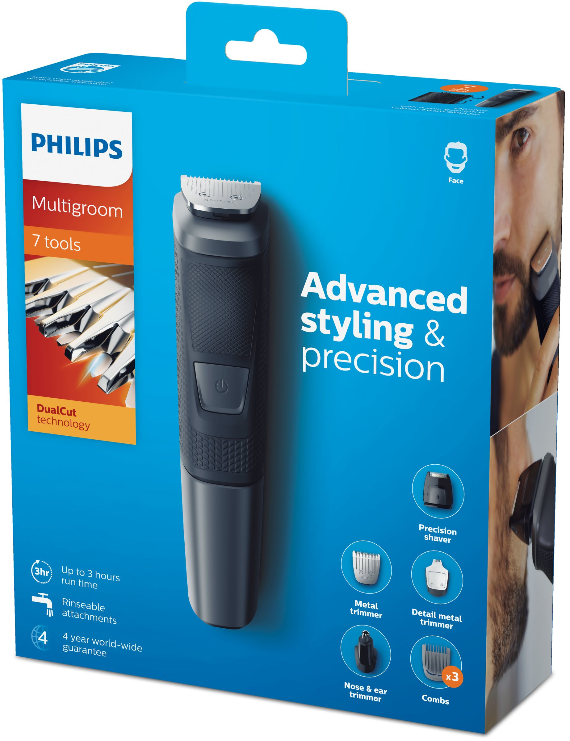 Philips MULTIGROOM Series 5000 MG5760/13 hair trimmers/clipper Black Lithium-Ion (Li-Ion) – image 2