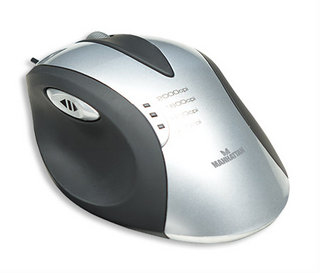 Manhattan ML1 mouse Gaming USB Type-A Laser 2000 DPI – image 1