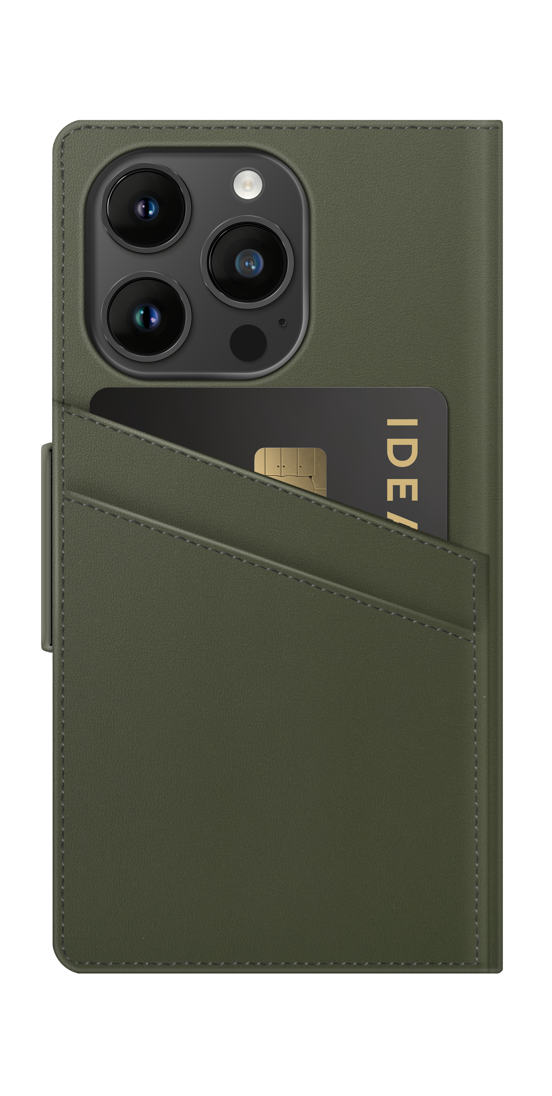 iDeal of Sweden Atelier Wallet iPhone 14PM Intense Khaki – image 2