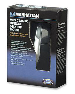 Manhattan 177009 mouse PS/2 Optical 1000 DPI – image 5