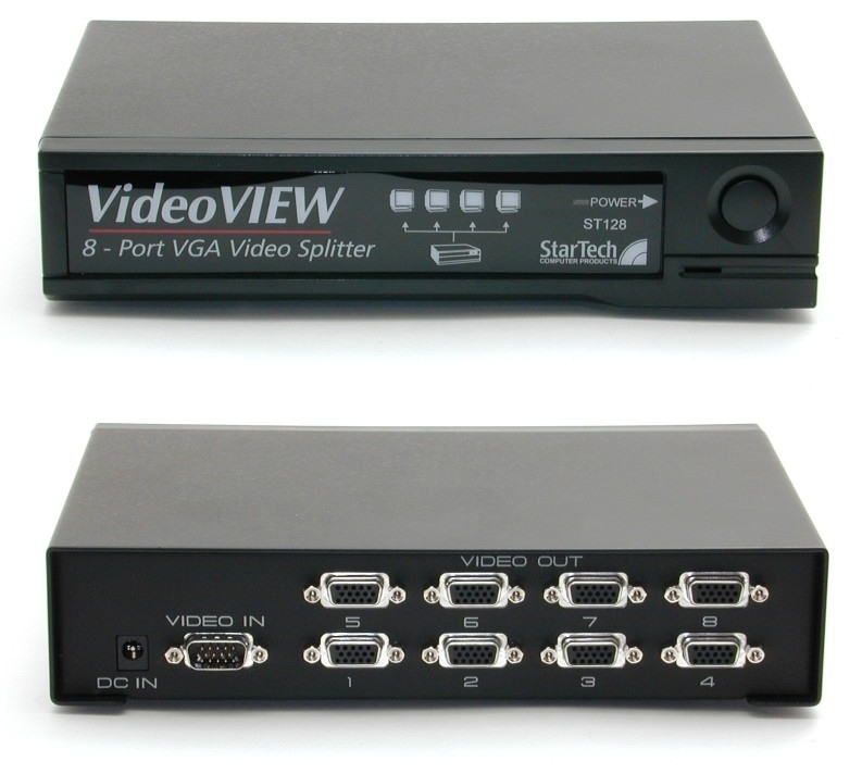 Neomounts 8 Port 250 MHz VGA Video Splitter