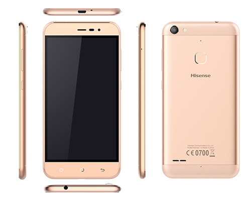 Hisense F31 12.7 cm (5") Dual SIM Android 6.0 4G Micro-USB 2 GB 16 GB 2500 mAh Gold – image 2