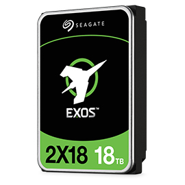 Seagate Exos 2X18 внутренний жесткий диск 18 TB 7200 RPM 256 MB 3.5" SAS