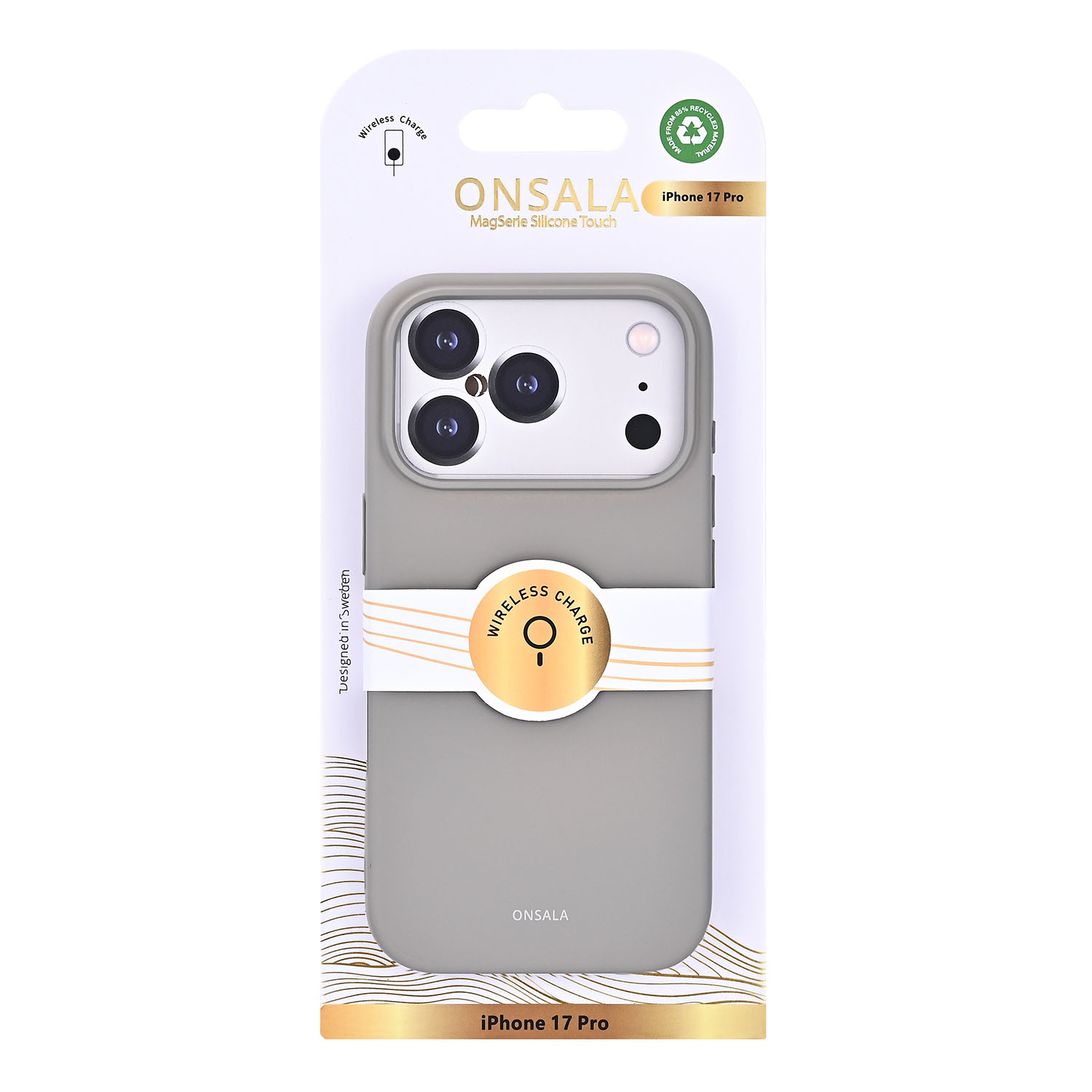 Onsala Phone Case with Silicone Feel Concrete - iPhone 17 Pro – image 2