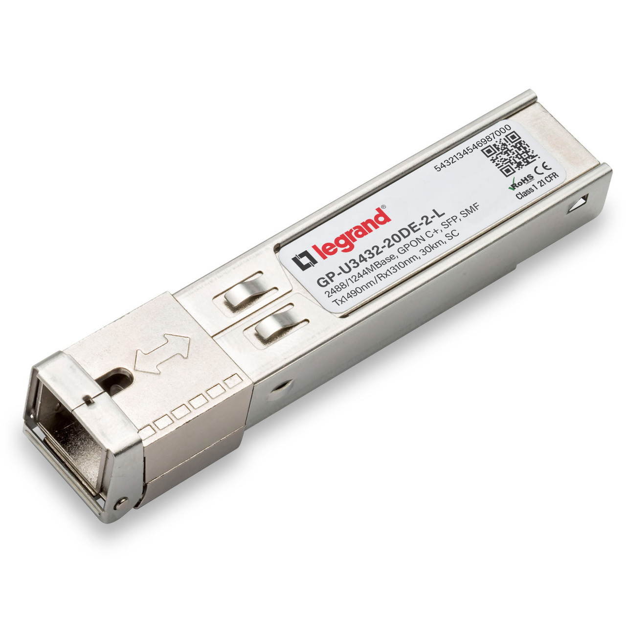 Legrand GP-U3432-20DE-2-L network transceiver module Fiber optic SFP 1310 nm