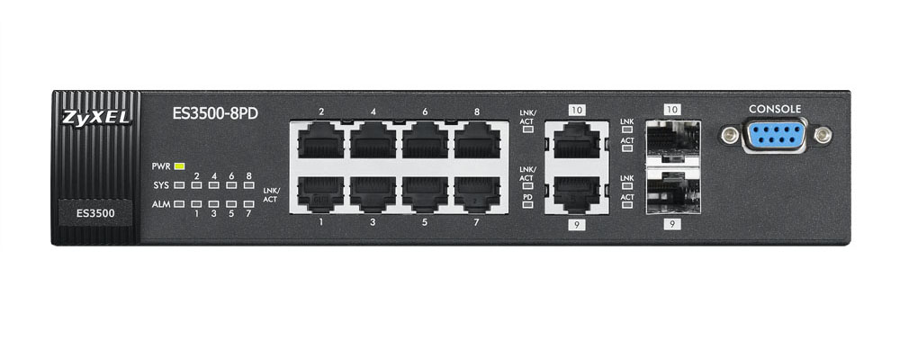Zyxel ES3500-8PD Managed L2 Black – image 4