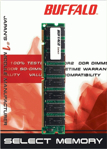 Buffalo 512MB DDR400 Select DIMM 184pin PC3200 CL3.0 – image 2