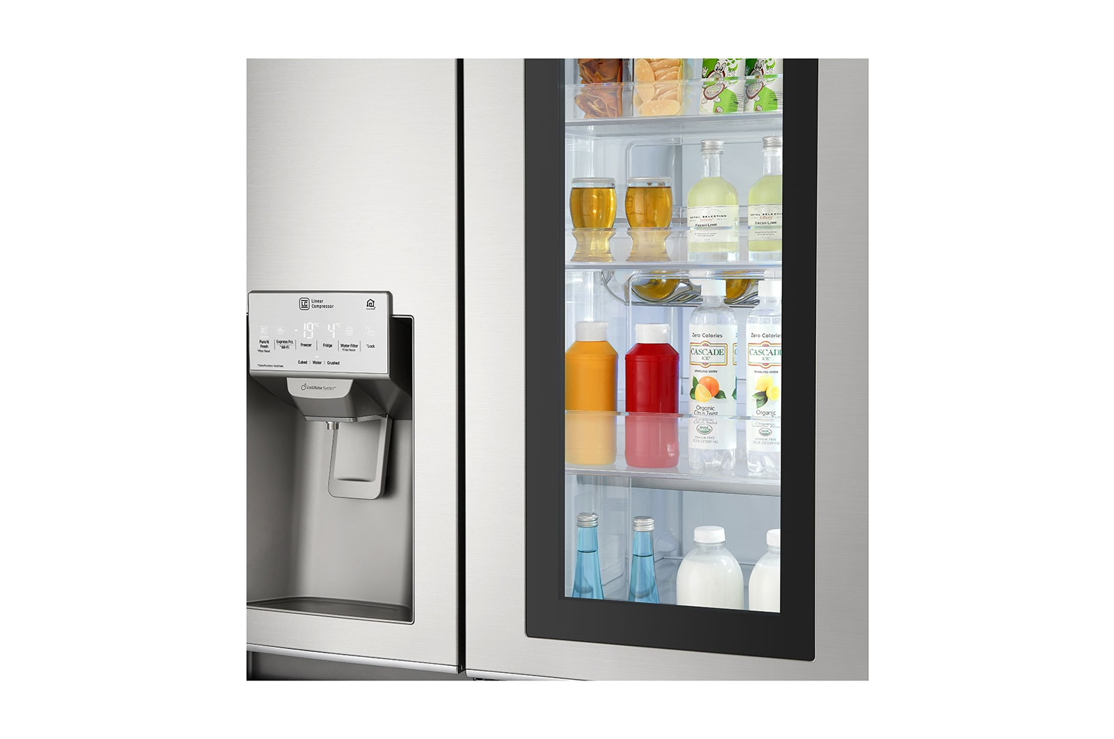 LG GSX960NSVZ side-by-side refrigerator Freestanding – image 6