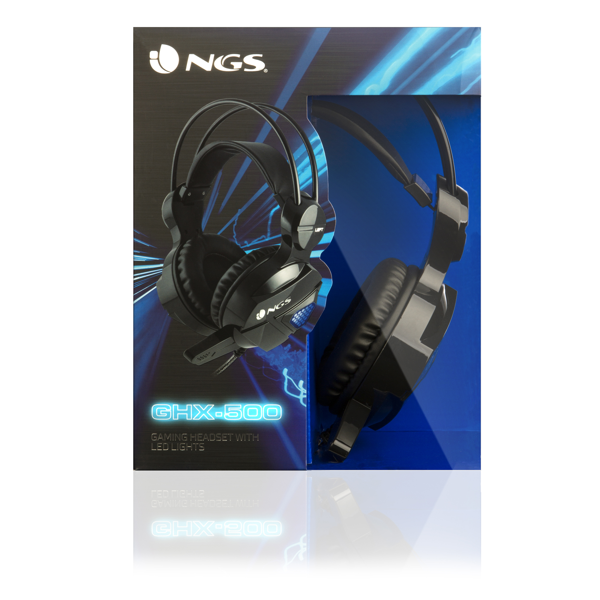 NGS GHX-500 headphones/headset Wired Head-band Gaming Black – image 6
