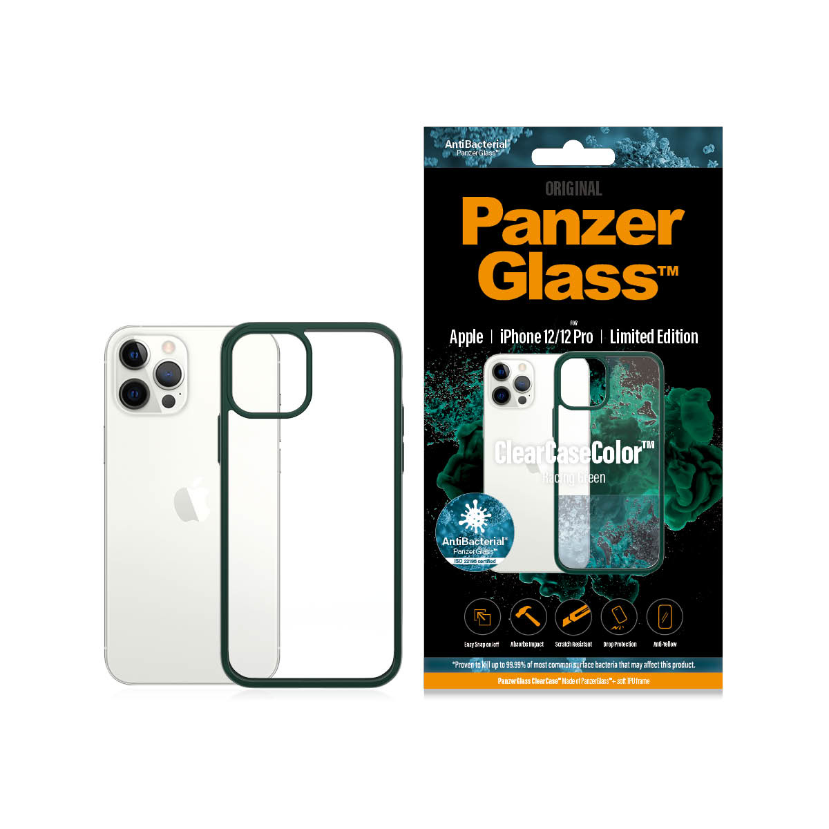 PanzerGlass ® ClearCaseColor™ iPhone 12 | 12 Pro - Racing Green Limited Edition – image 4