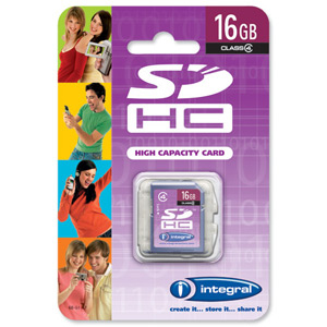 Integral 16GB SDHC Card Class 4