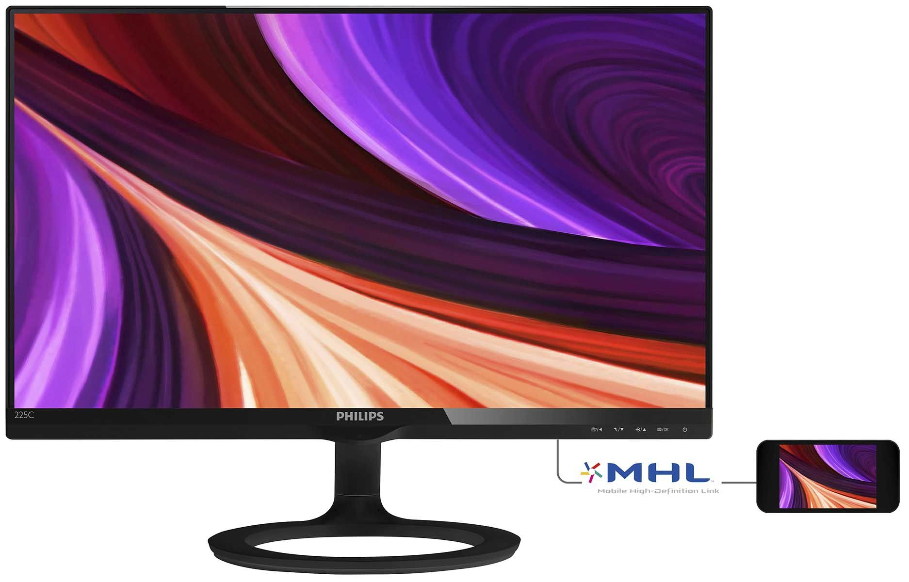 Philips Brilliance 225C5QHSB/93 computer monitor – image 2