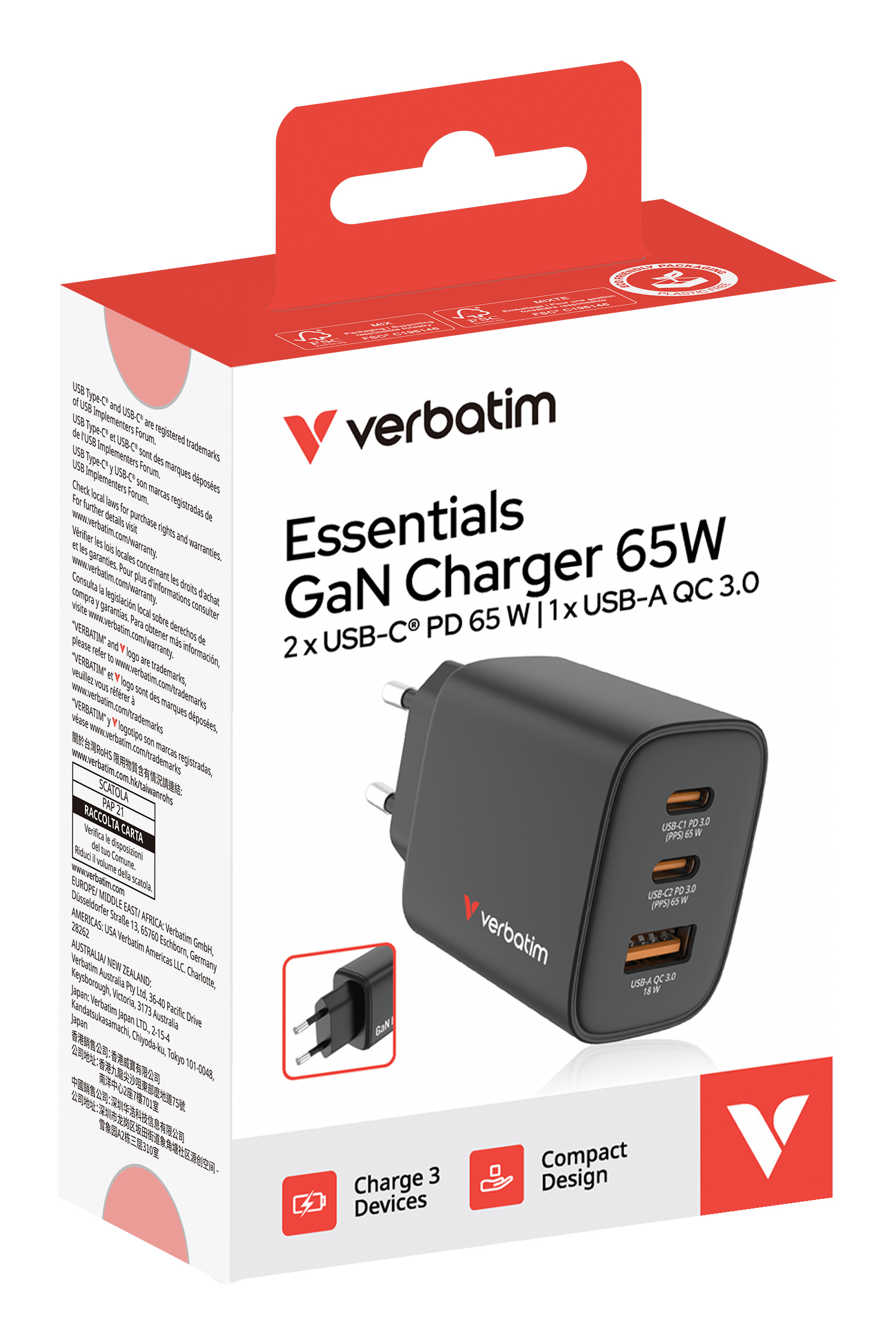 Verbatim Essentials GaN Charger – image 3