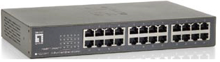 LevelOne FEU-2410 network switch Unmanaged Grey