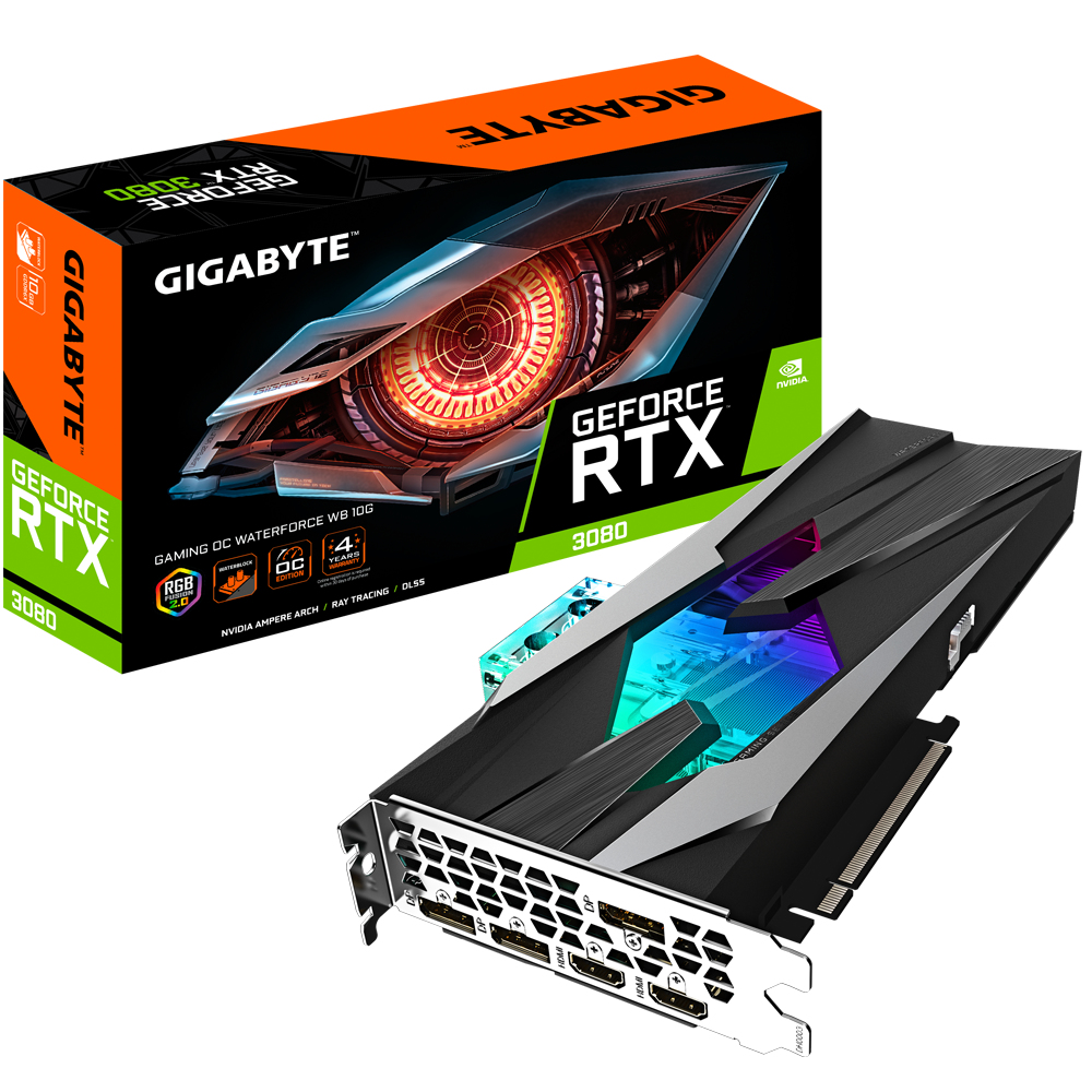 GIGABYTE GeForce RTX 3080 GAMING OC WATERFORCE WB 10G (rev. 2.0) – image 8