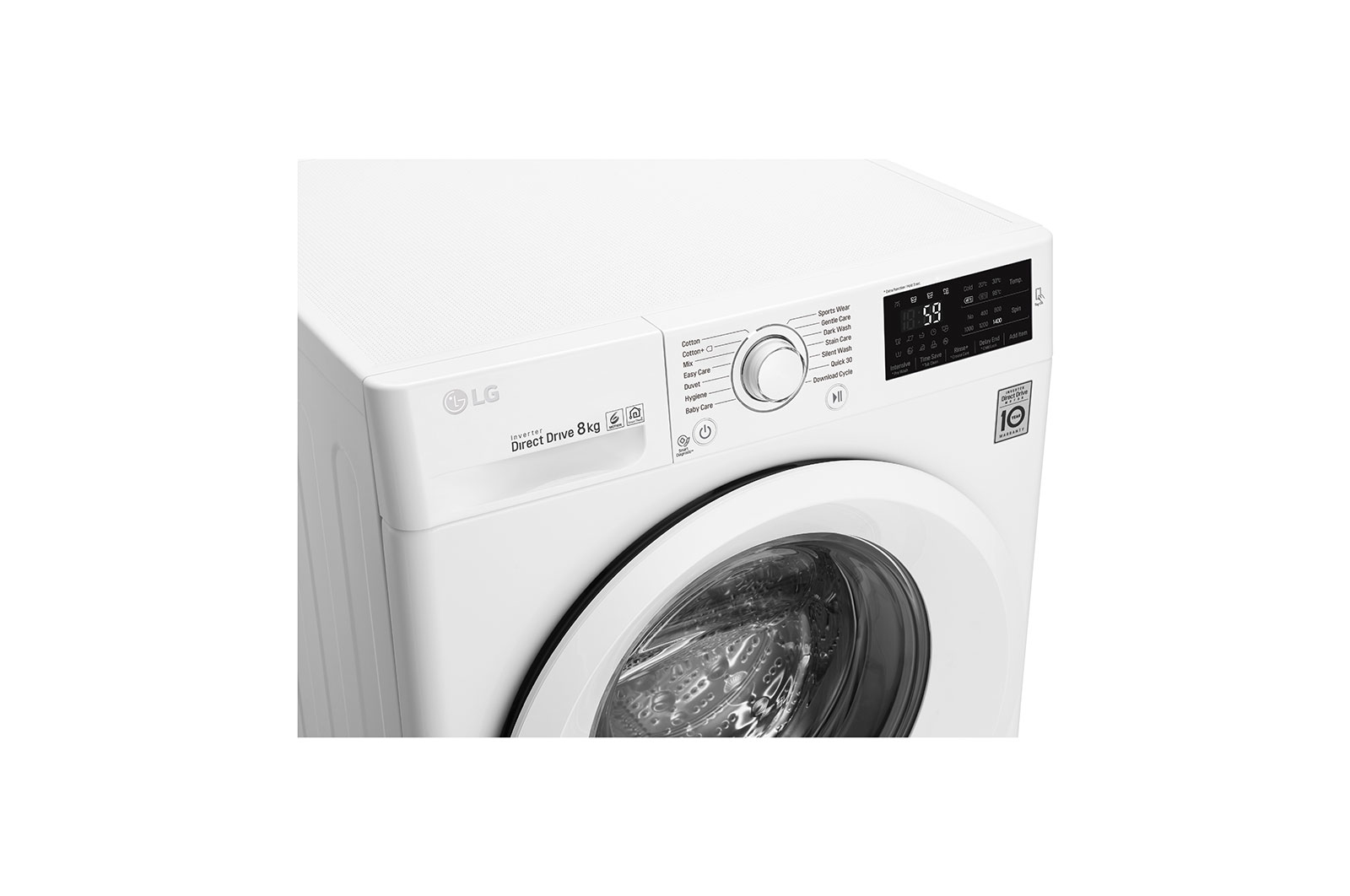LG F84J5TN3W washing machine Front-load – image 7