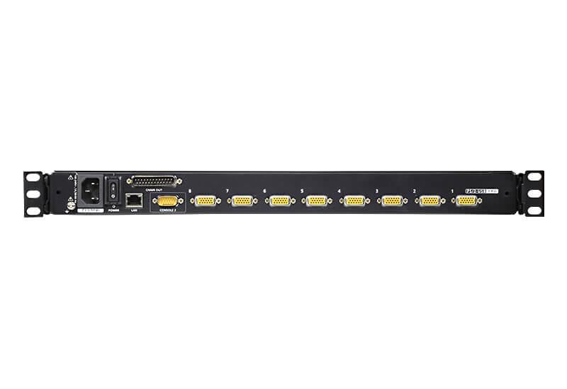 ATEN 8-Port 19" LCD KVM Switch Over IP (USB - PS/2 VGA) with USB Peripheral port – image 2