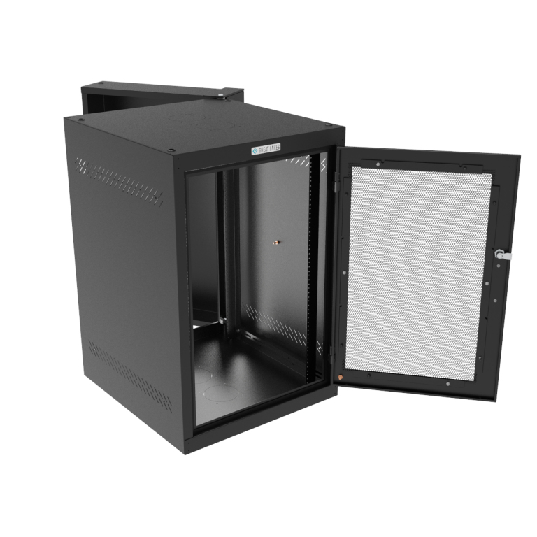 Vertiv GL36WDM-B-00 rack cabinet 18U Wall mounted rack Black – image 3