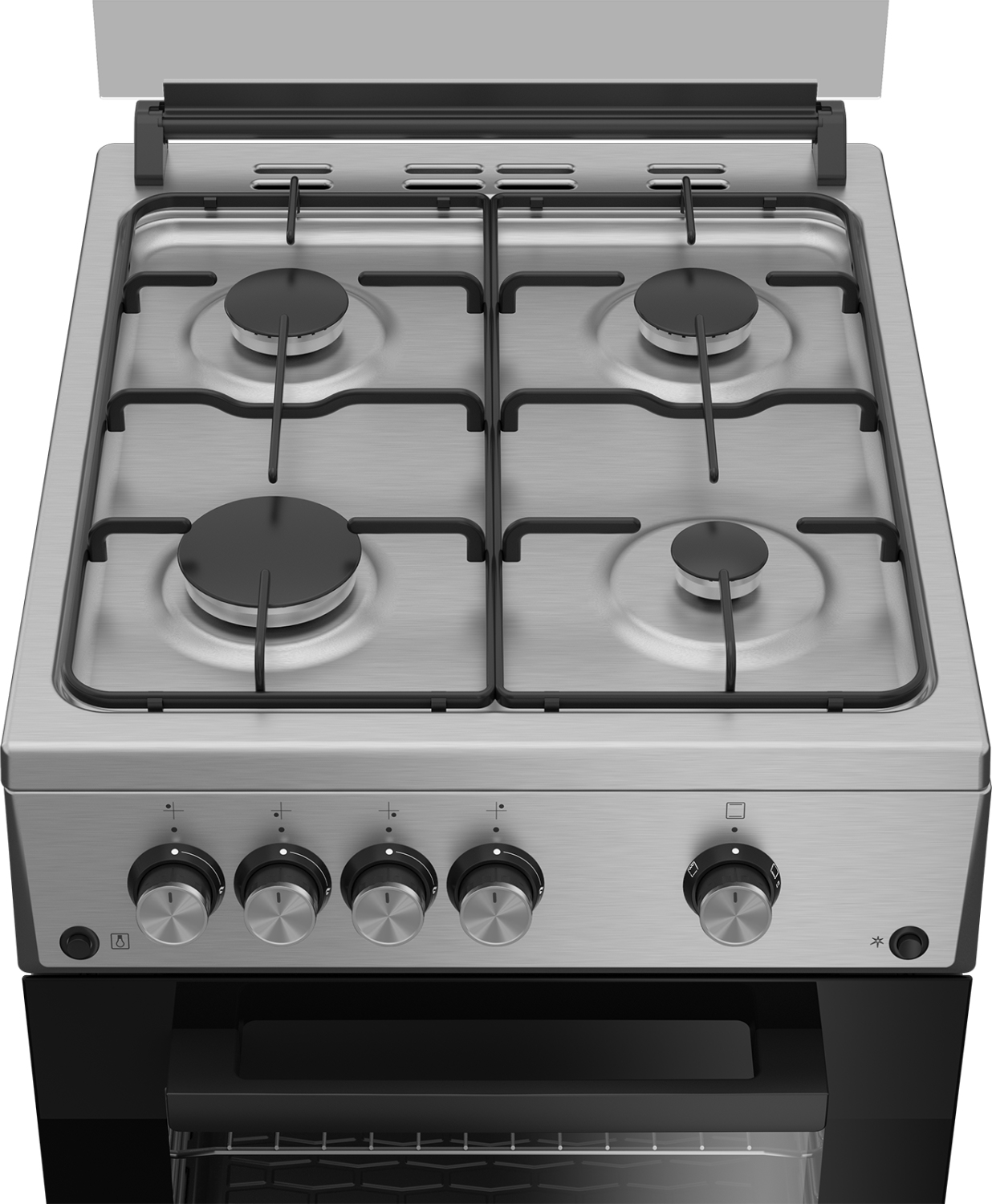 Beko FSG52010GXC cooker Freestanding cooker Gas Black, Stainless steel – image 5