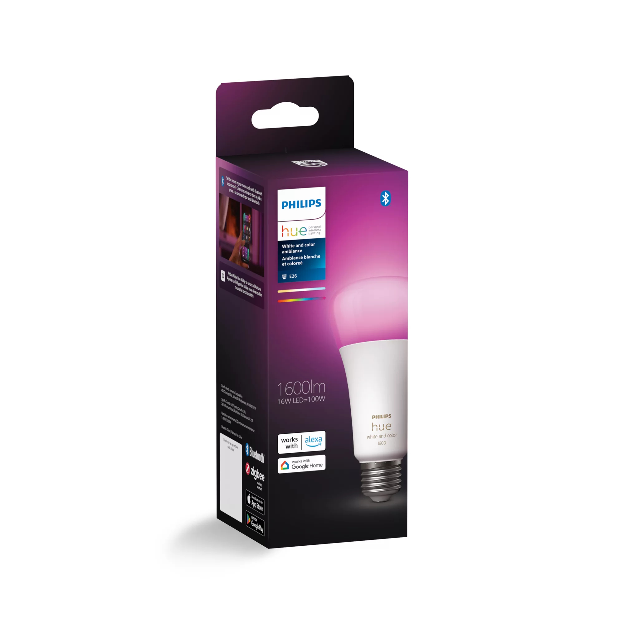 Philips by Signify Philips Hue White and colour ambience 046677574482 smart lighting Smart bulb Bluetooth/Zigbee – image 3