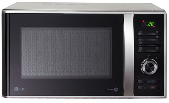 LG MHR-6391B microwave Black, Stainless steel Countertop – image 1