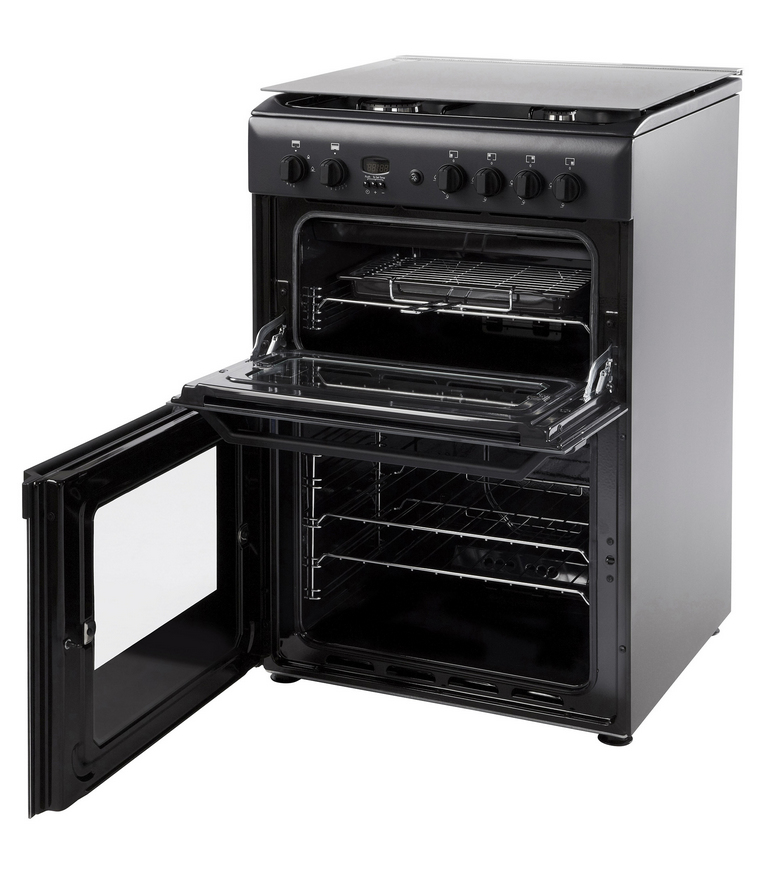 Hotpoint HAG51K cooker Freestanding cooker Natural gas Gas Black – image 5