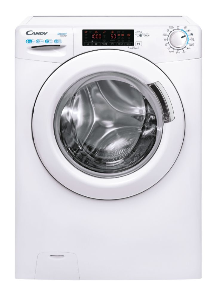 Candy Smart Inverter CSWS4464TWME/2-S washer dryer Freestanding Front-load White