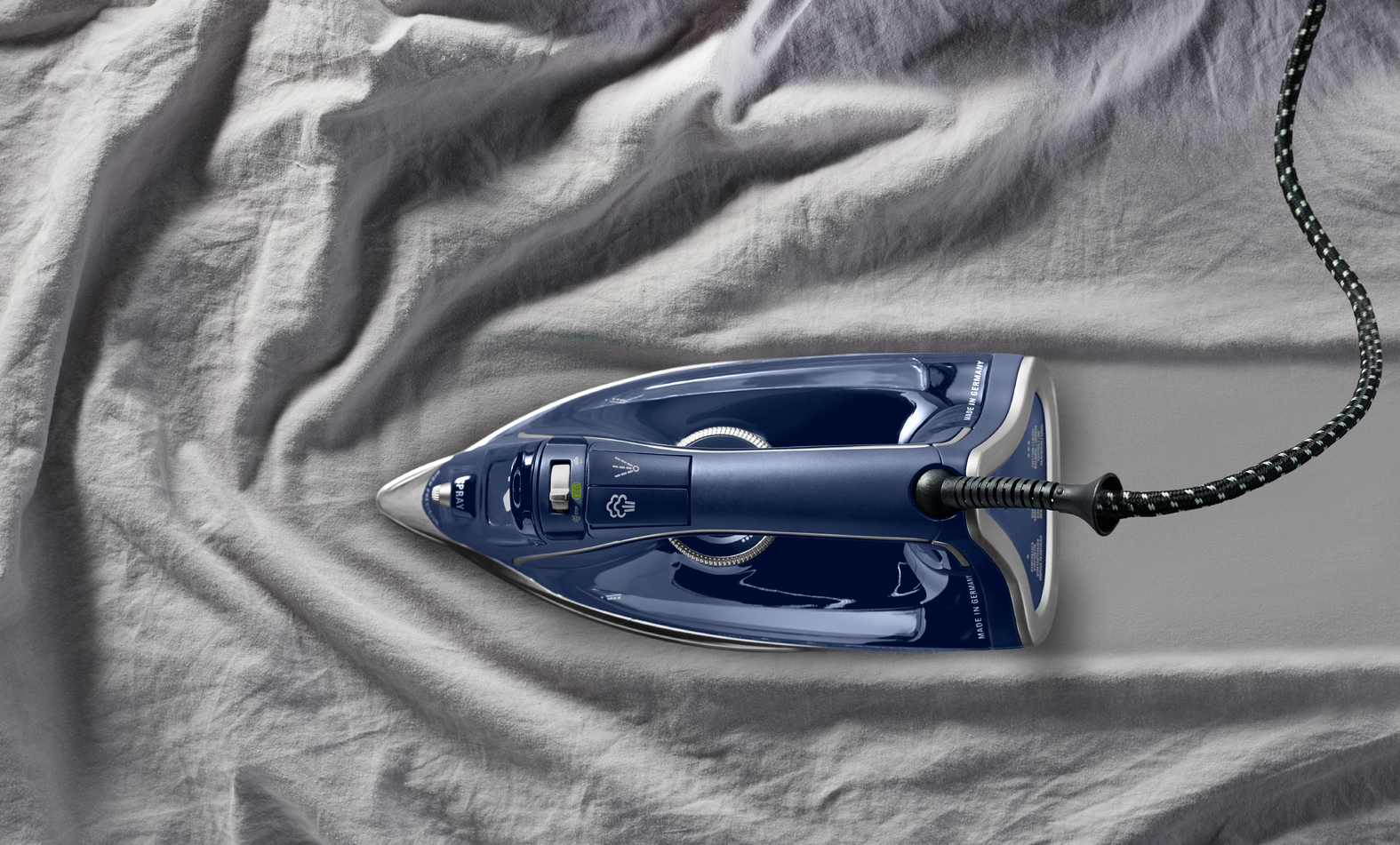 Rowenta DW8215 Dry & Steam iron Microsteam 400 HD Laser soleplate – image 8