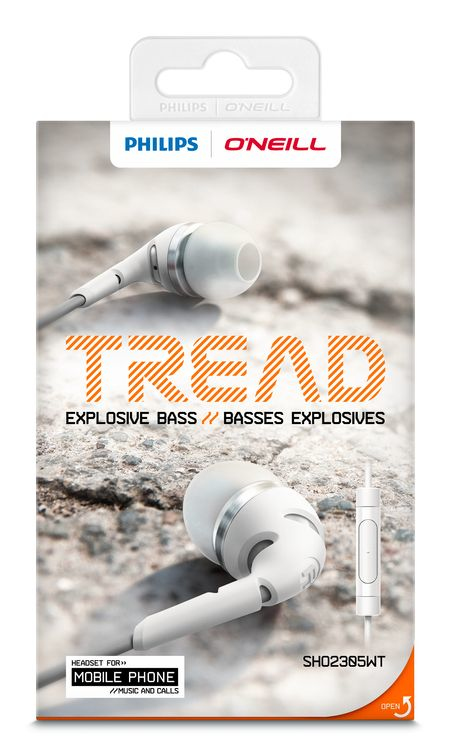 Philips O'Neill SHO2305WT/00 headphones/headset Wired In-ear White – image 3