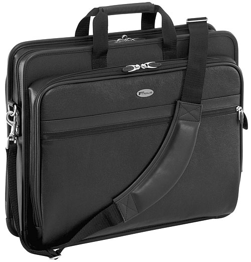 Targus 17” Deluxe Leather Laptop Case – image 1