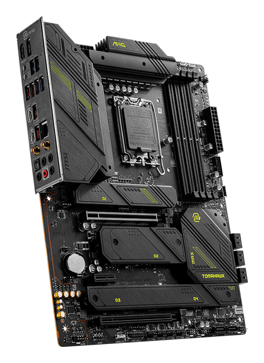 Tarjeta Madre MSI MAG Z790 TOMAHAWK MAX WIFI - Socket 1700 - 4xDDR5 - 4800/5600/7800+(OC)MHz - HDMI - DisplayPort - USB 2.0/3.2 - ATX - MAG Z790 TOMAHAWK MAX WIFI