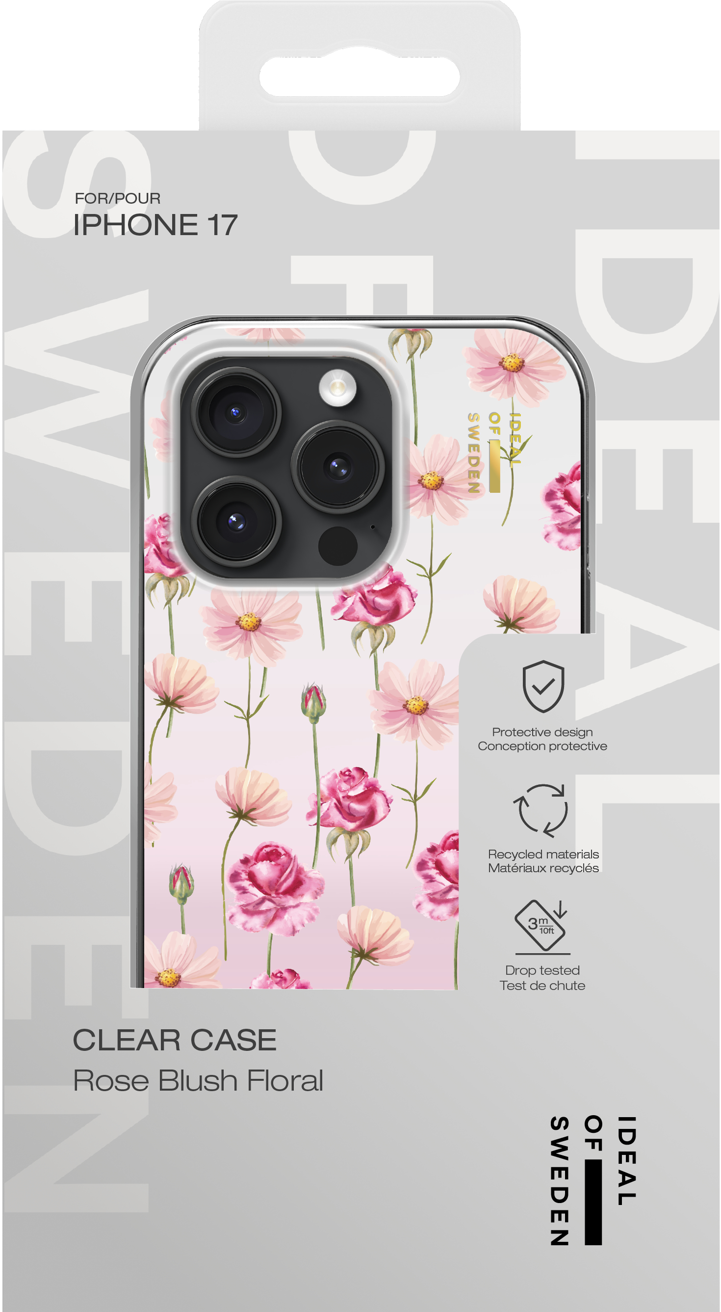 iDeal of Sweden Mirror Case iPhone 17 Rose Blush Floral – image 4