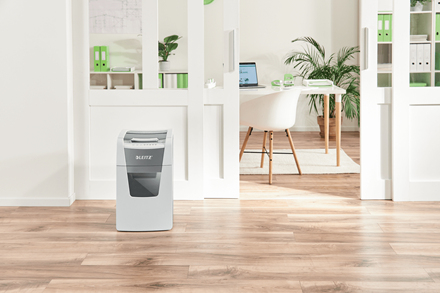 Leitz IQ Autofeed Office 150 Automatischer Aktenvernichter Mikroschnitt P5 – Foto 7 von 11