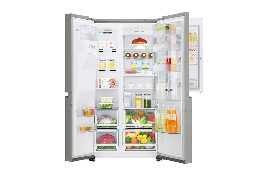 LG GSJ961NSBZ side-by-side refrigerator Freestanding – image 2
