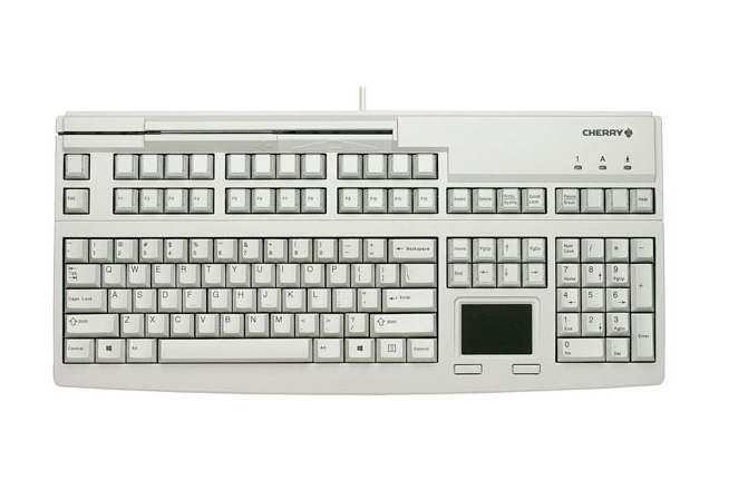 Cherry G80-8113 keyboard Universal USB Swiss Grey – image 1