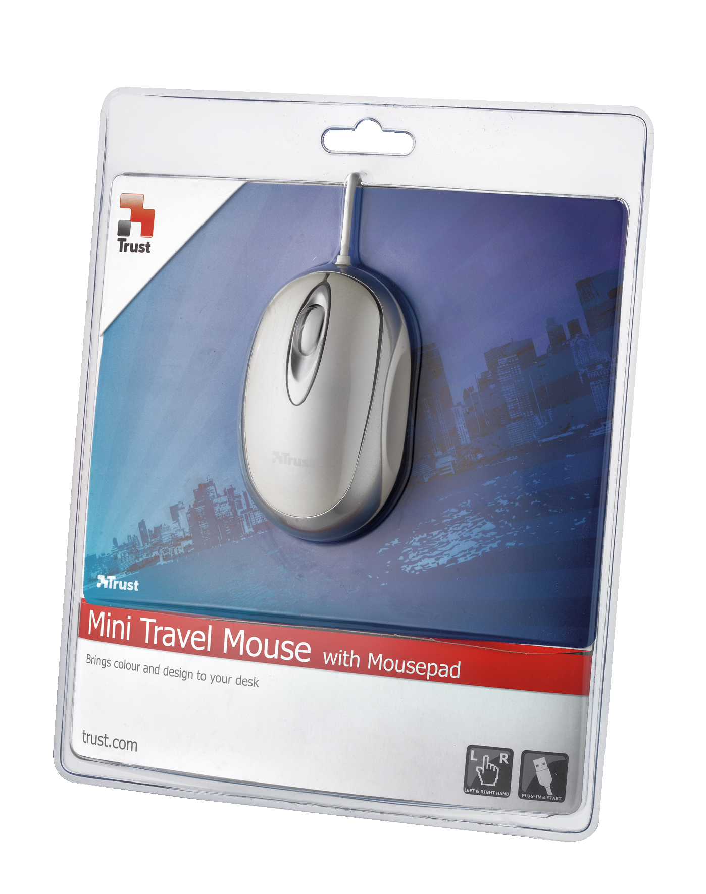 Trust Mini Travel Mouse with Mousepad – image 3
