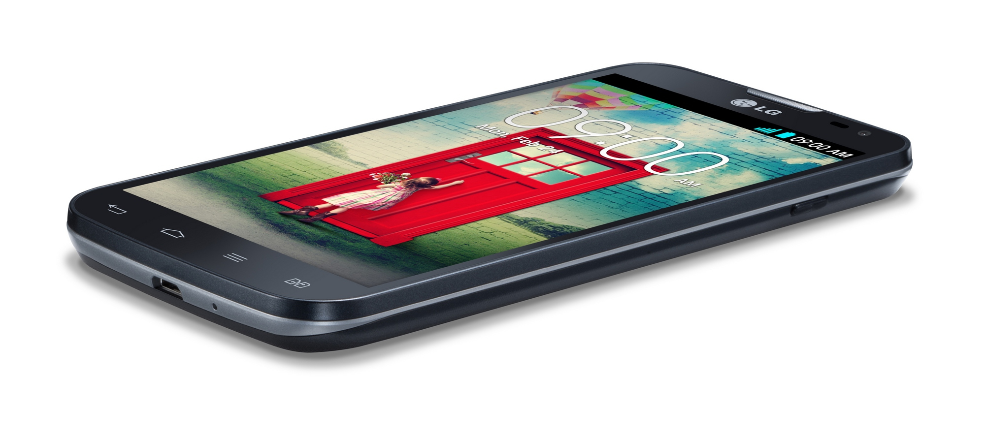 LG L90 Dual 11.9 cm (4.7") Dual SIM Android 4.4.2 3G 1 GB 8 GB 2540 mAh Black – image 2