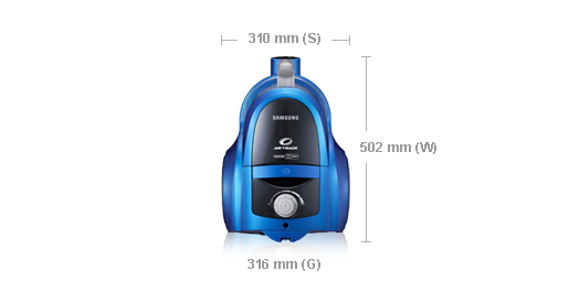 Samsung SC4550 1.3 L Cylinder vacuum 1800 W Bagless – image 2