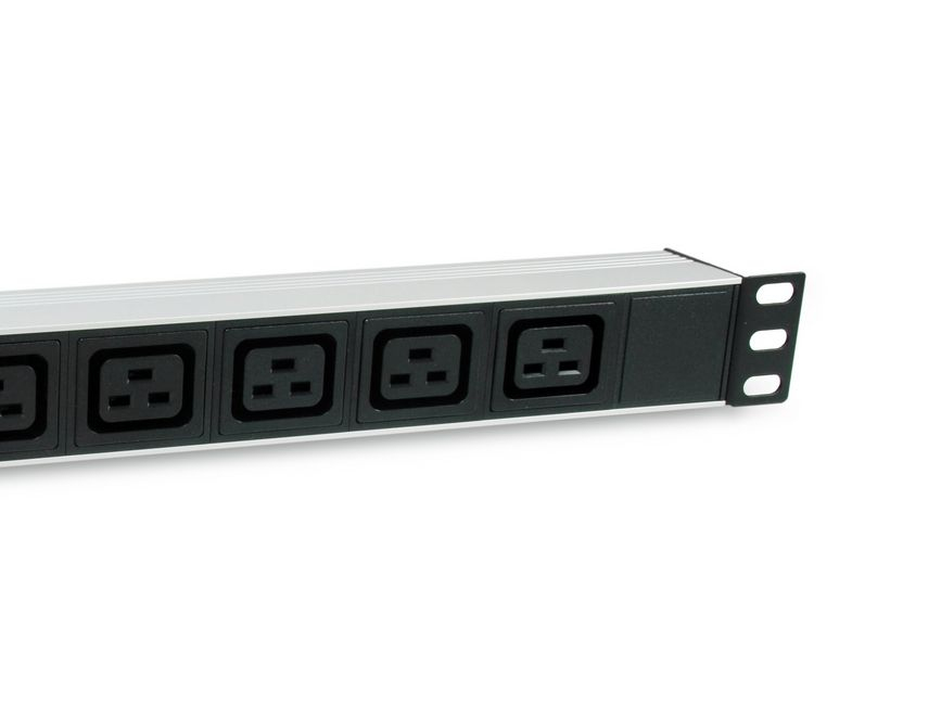 Equip 19 Steckdosenleiste 6xIEC C19+Switch->St.ICE C20 Alu. Steckdosenleisten