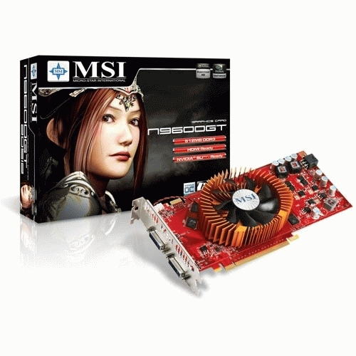 MSI N9600GT-2D512-OC graphics card GeForce 9600 GT GDDR3 – image 2