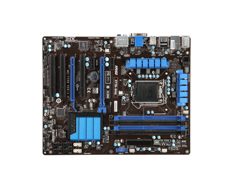 MSI Z77A-G43 motherboard LGA 1155 (Socket H2) ATX – image 2