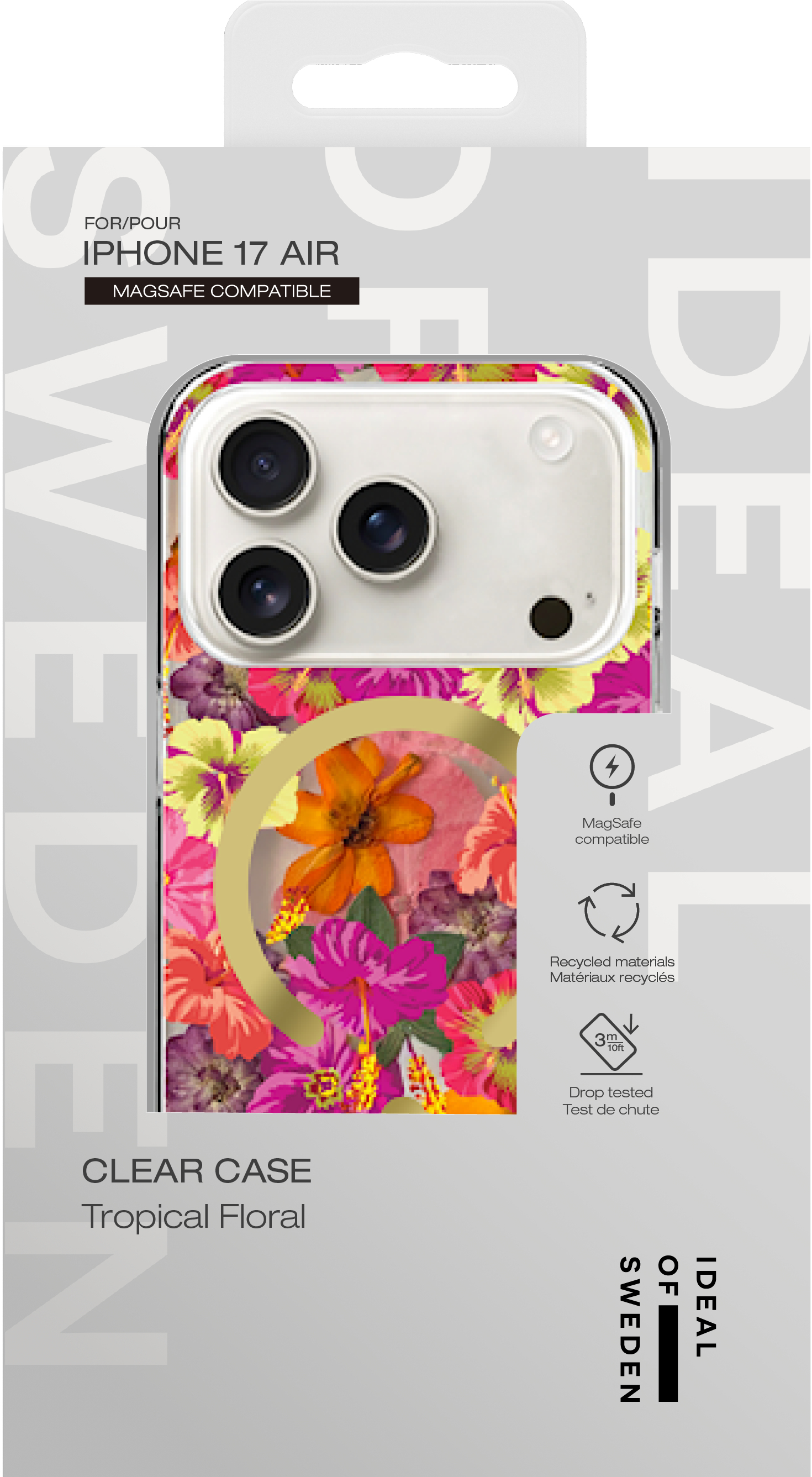 iDeal of Sweden Clear Case MagSafe iPhone Air Tropical Floral – image 2