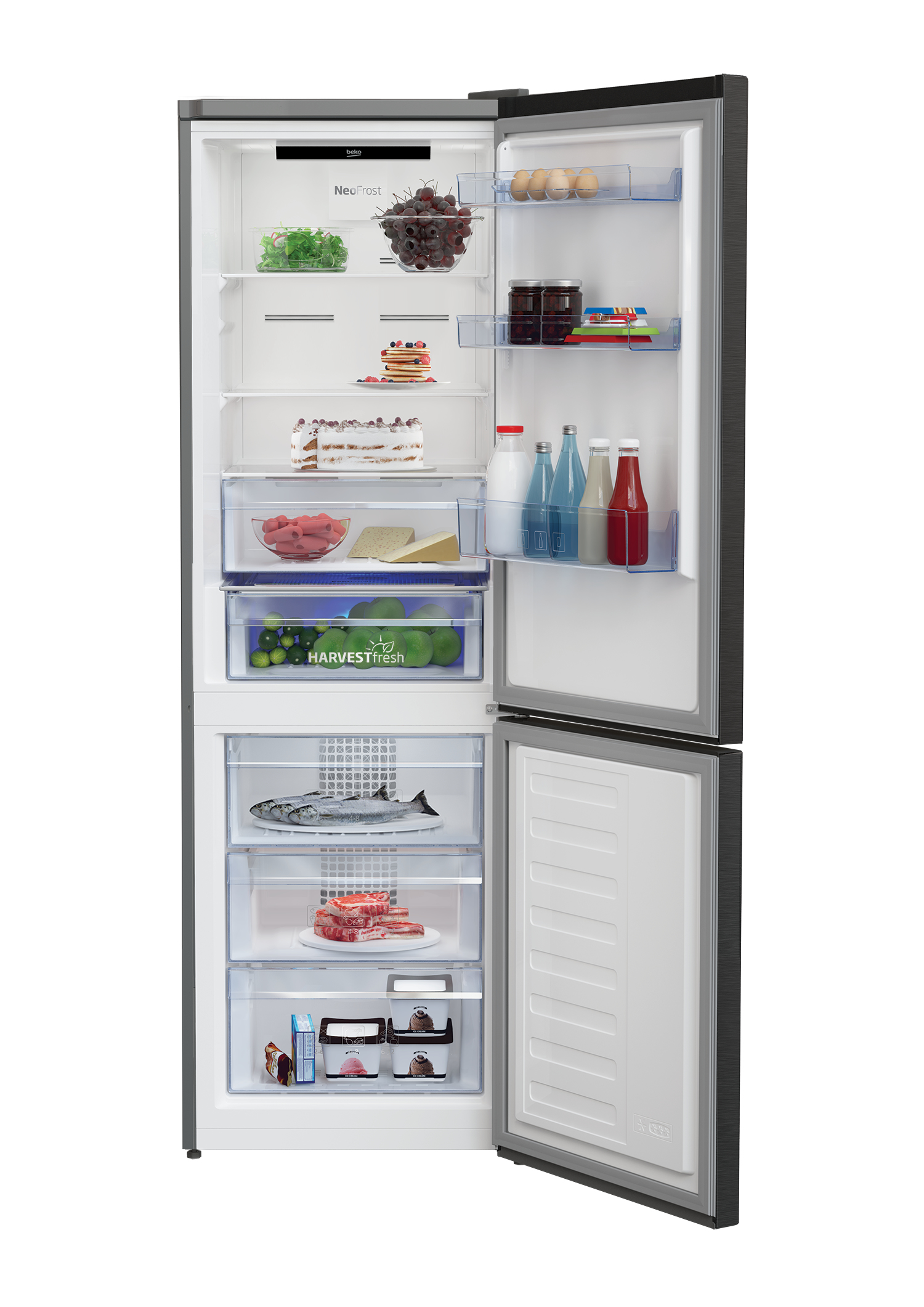 Beko RCNA366E40ZXBRN fridge-freezer Freestanding – image 3