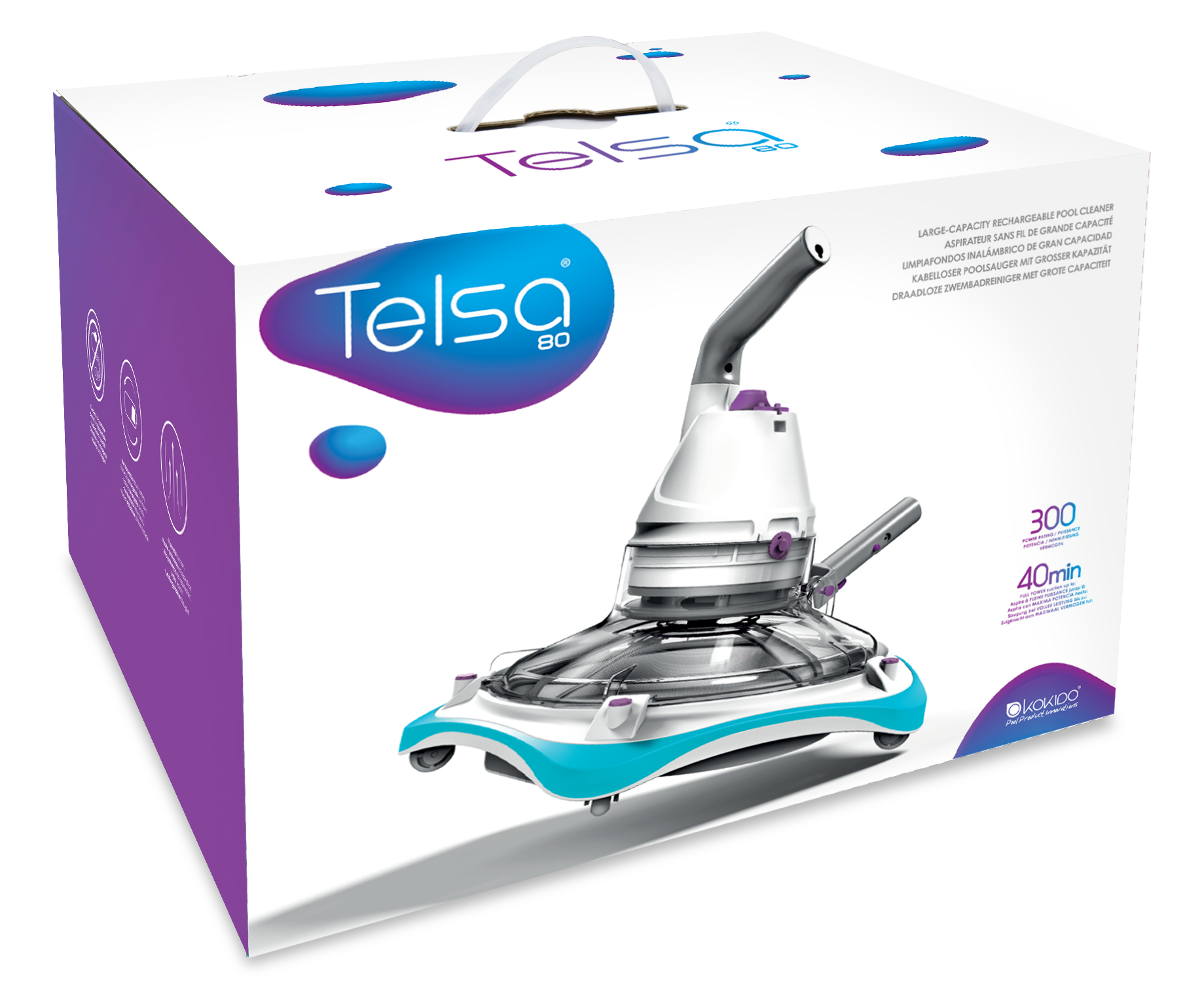 Kokido Telsa 80 Rechargeable Pool Vacuum 2021 – image 3
